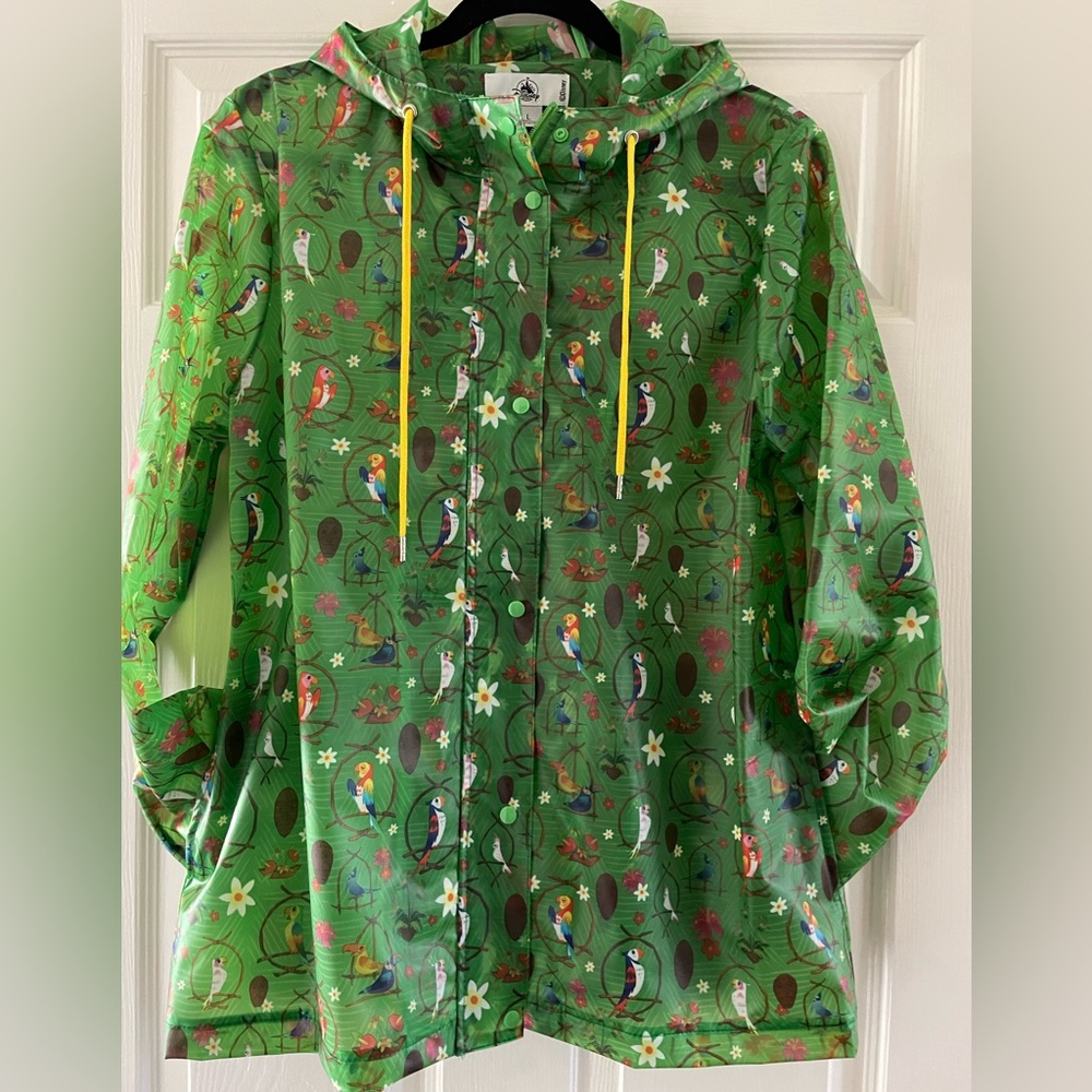 Disney Parks Enchanted Tiki Room Rain Jacket